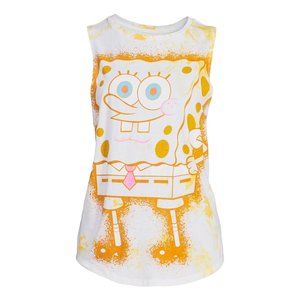 5/$20 SpongeBob Juniors’ Marble Dye Tank Top (Size:S) NWT